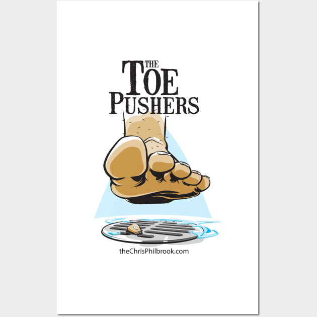 Chris Philbrook Toe Pusher Logo Wall Art by chrisphilbrook
